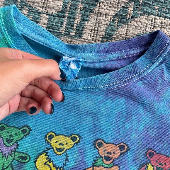 Vintage Grateful Dead Dancing Bears Tie-Dye T-Shirt‎ - Picture 6 of 10